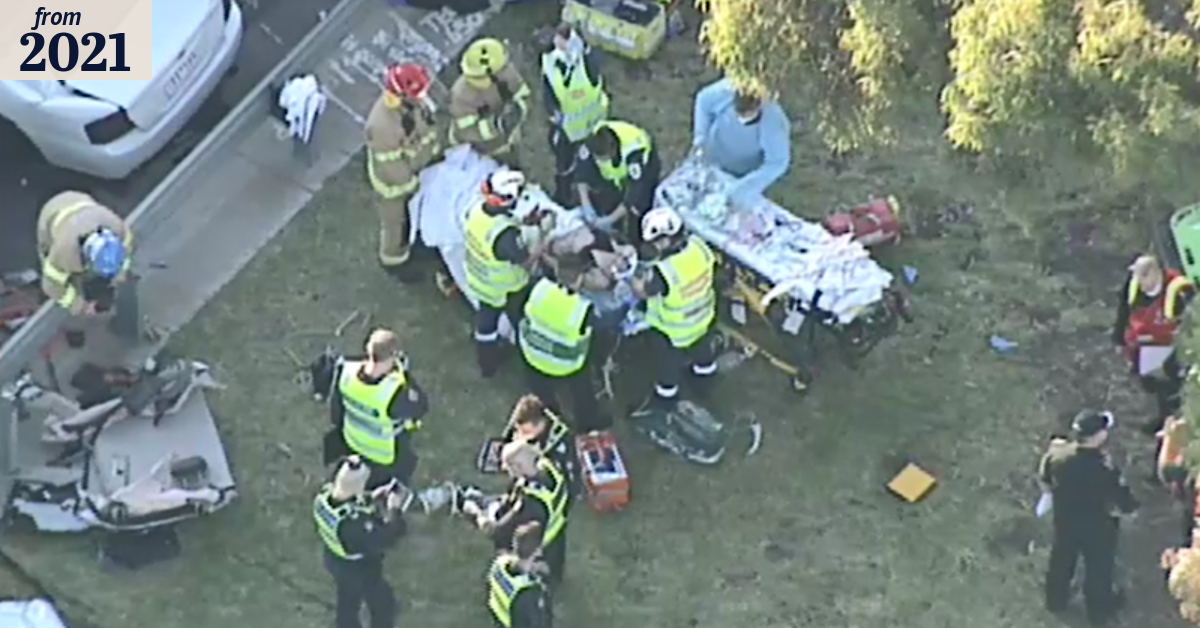 One dead, another fighting for life after crash near Melbourne Airport