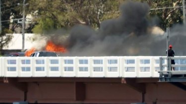 bribie crashing alight fiery reopened
