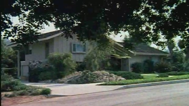 The window which made the bungalow look like a two-storey home was fake.