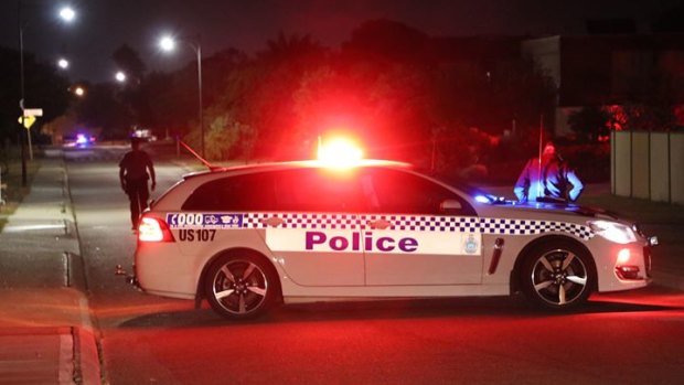 A man has been charged after allegedly using a starters pistol to fire blanks at a car during a road rage incident in Hamilton Hill.