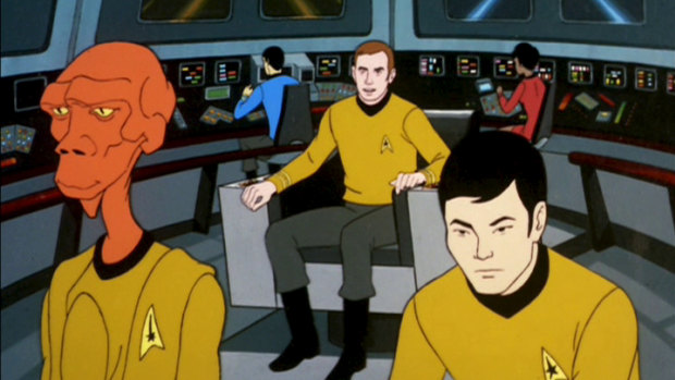 Star Trek: The Animated Series, which aired originally between 1973 and 1974.