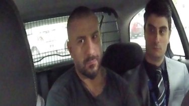 Alleged bikie enforcer Samson Bazi.