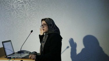 Melbourne University academic Meimenat Hosseini-Chavoshi was detained in December.