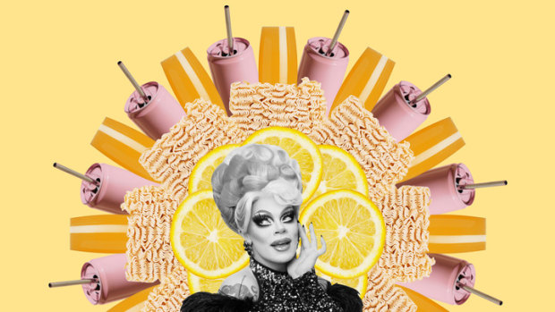 ‘Two-minute noodles followed by a chocolate-chip cookie’: A drag queen’s diet