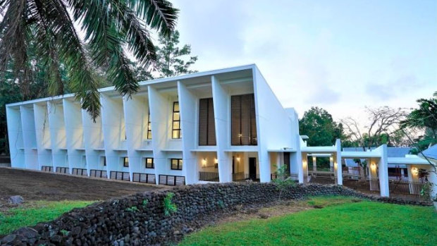 The Pacific Climate Change Centre in Samoa, funded by the Japan International Cooperation Agency and opened in September.