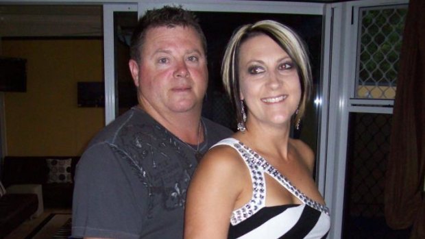 Vanessa Godfrey with partner Jeffrey James Godfrey, who was charged over her death. 