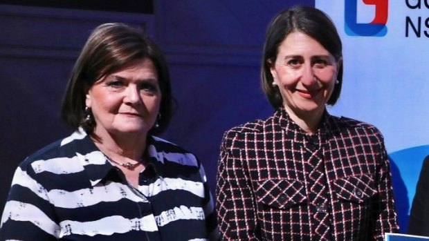 Local Government Minister Shelley Hancock, left, does not agree with Premier Gladys Berejiklian's decision to hold a public inquiry into the state's bushfires behind closed doors.