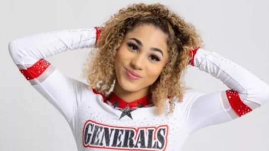 Texas cheerleader Payton Washington was shot in a carpark outside Austin, Texas.