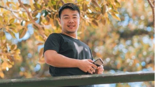 Former Sydney University student Weihong Liang now attends a Chinese Communist Party training school in the Xinjiang region of China.