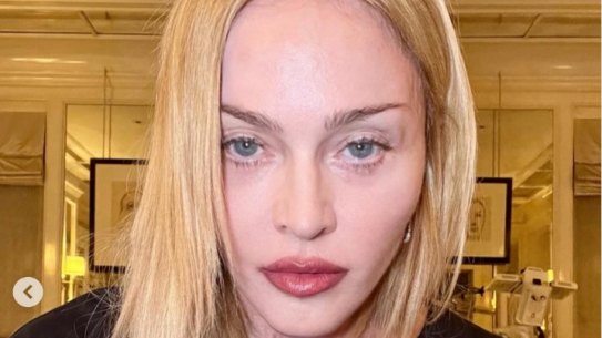 Madonna posted a selfie on Instagram overnight, thanking fans for their support.