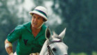 John Kahlbetzer snr playing at family Polo grounds at Jemalong in 1993.