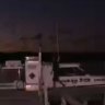 There was a brief explosion at Noosaville while the man was refuelling the boat.