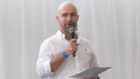 James Mawhinney during the Dunk Island launch. 