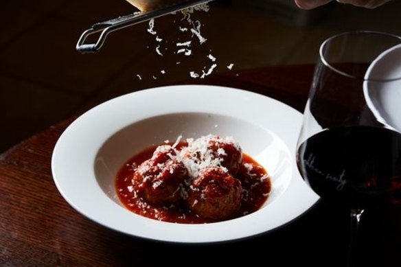 Pork and fennel meatballs.