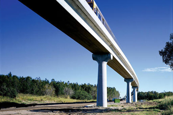 The privately-owned AirTrain runs a direct link to the CityTrain network.