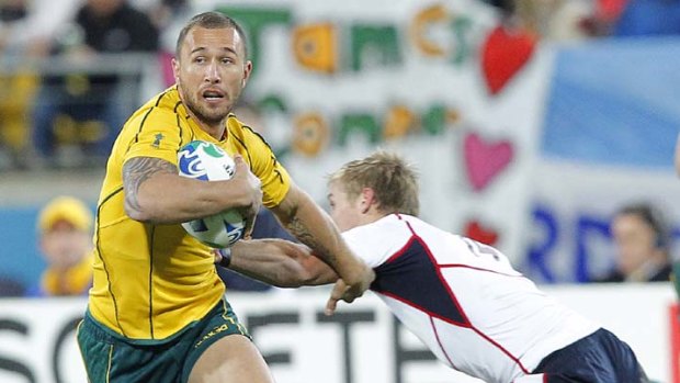 Precocious talent: Quade Cooper hopes to return to the Wallabies fold.