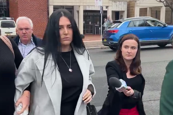 Tayla Brailey appeared at Campbelltown Local Court on Wednesday.