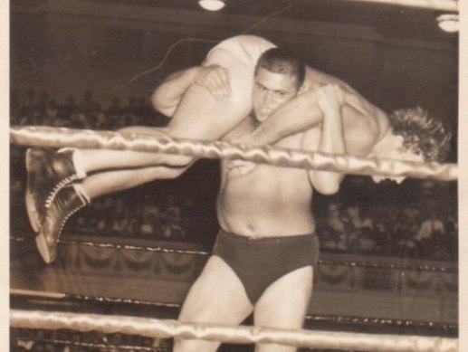 International wrestling champion Alex Iakovidis, in the1960s. 