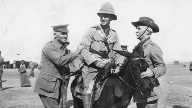 Setting the example: Former NSWRL secretary Ted Larkin (left), who was killed at Gallipoli.