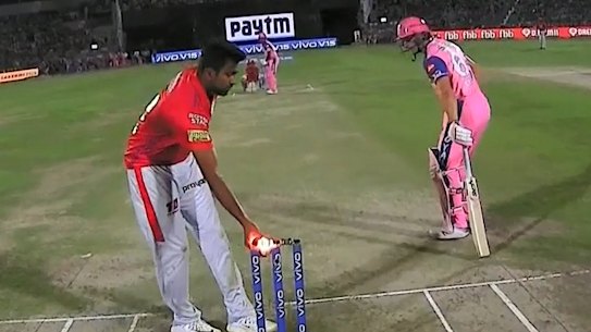 Indian spinner Ravichandran Ashwin's Mankad of England's Jos Buttler overshadowed Steve Smith's first IPL innings of the year