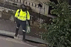 Footage released by the court of Beau Lamarre-Condon wearing a helmet and carrying an Uber Eats bag.