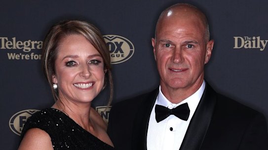 Brad Arthur and his wife Michelle.