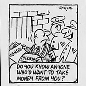 Ron Tandberg cartoon published on April 22, 1976.
