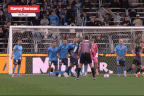 Mathys Tel’s sizzling free kick.