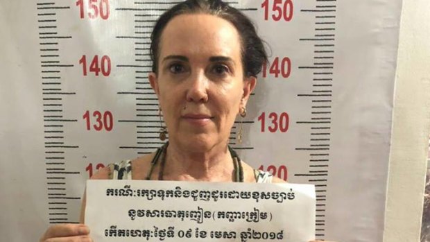 Rachel Prins was arrested on Monday night in the raid by Cambodian police on the Soul Train Reggae Bar. 