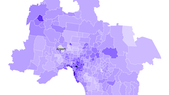 Melbourne’s wealthiest suburbs by average annual income have been identified by the Australian Taxation Office.