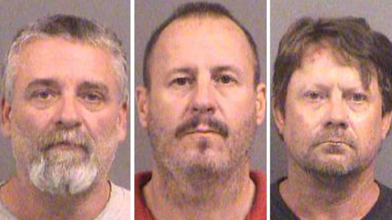 Gavin Wright, Curtis Allen and Patrick Eugene Stein, members of a Kansas militia group who were charged with plotting to bomb an apartment building filled with Somali immigrants in Kansas.
