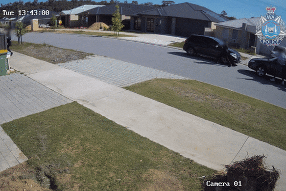 Police released CCTV footage of the shooting.