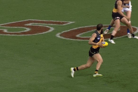 Bachar Houli in full flight.   