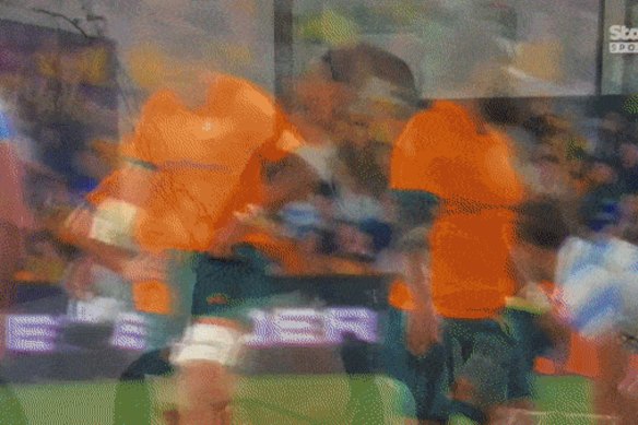 Eddie Jones reacts to another Wallabies error, but his post-match interviews indicate all is not lost.