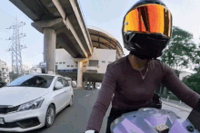  video showing an allegedly deliberate collision between car and motorcycle in India has gone viral.