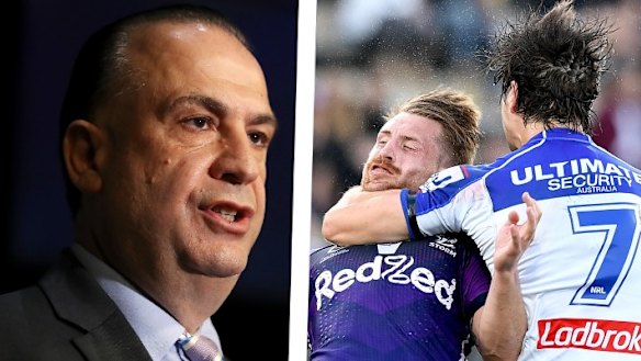 For Pete’s sake: Leading players in the NRL are unhappy with the leadership of ARL Commission chairman Peter V’landys, especially with the lack of consultation about the high-tackle crackdown. 