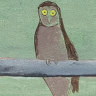 Adding an owl to this painting was a wise move, it just won a $75,000 prize
