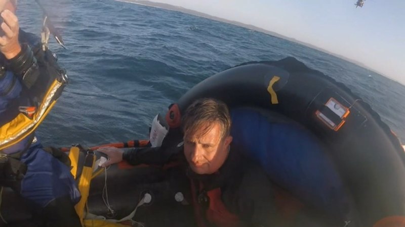 ‘Boy, are we glad to see you guys’: Divers saved after nearly 24 hours in rough sea
