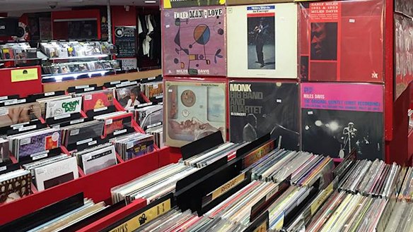 Red Eye Records shopfront. 