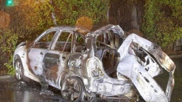 The car exploded in what police described as a "ball of fire" after the crash.
