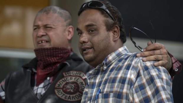 Members of the Mongrel Mob in Christchurch visited victims of the terrorist attack last Saturday.