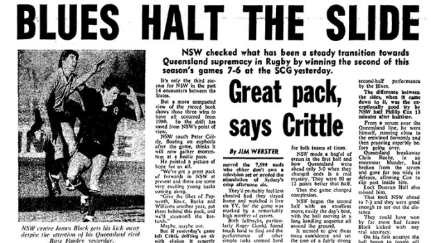 Days gone by: A clipping from the Sydney Morning Herald on June 12, 1983.