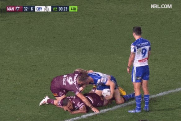 Dani Levi lies down.