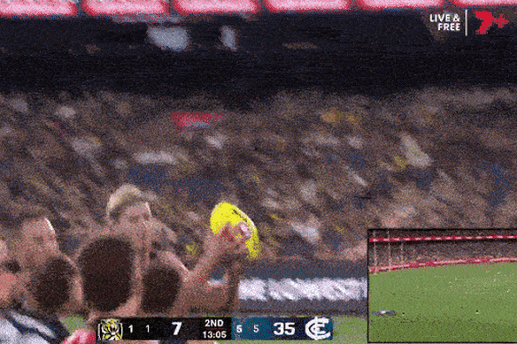 Tom Lynch is bound to be in trouble for this bump.