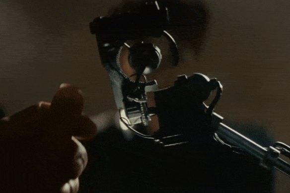 How can you tell? Cyborgs called “replicants” are much like humans in the 1982 sci-fi film <i>Blade Runner. 