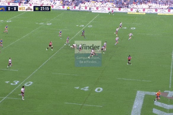 But Ryan wants to see more of this: Mitchell Moses showing great speed to score against the Wests Tigers in round six, 2020.
