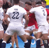 Wallabies want ‘consistency’ after Farrell red-card escape sparks outrage