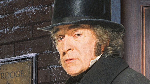 Michael Caine as Scrooge in the Muppet Christmas Carol.