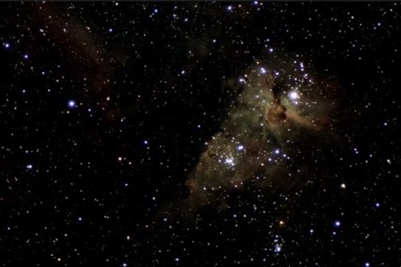 Carina Nebula image taken from Linden Observatory site.
