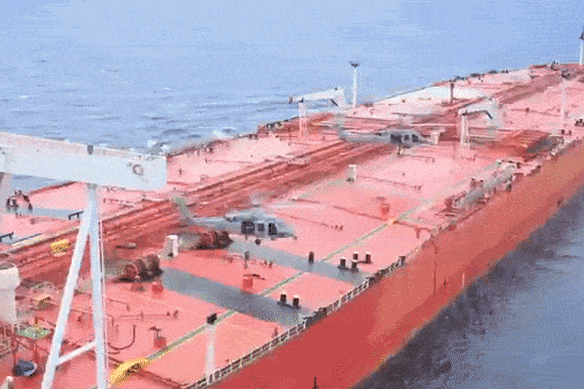 US forces interdicting Tifani last week.